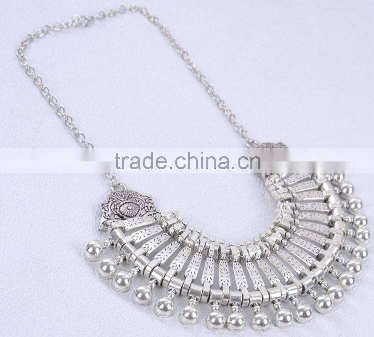 Vintage Simple Coin Necklace 2015 Fashion Women Jewelry Statement Necklace