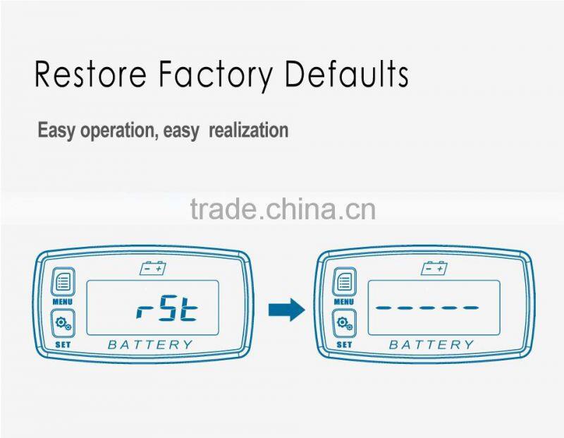 Led backlight battery charge indicator voltage tester voltmeter for Motorcycle ATV Tractor MARINE boat car