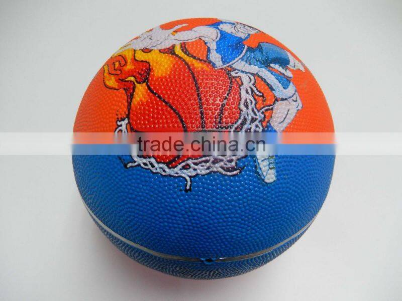 Rubber basketball size 7