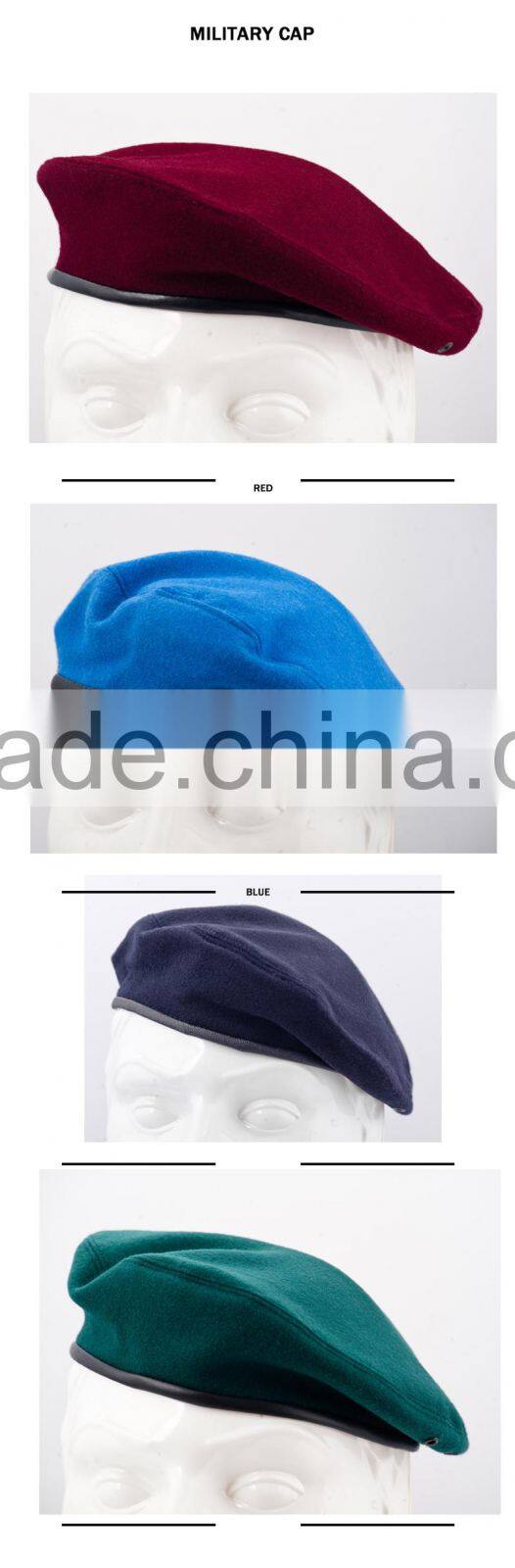 Mens custom wool army military beret hats wholesale