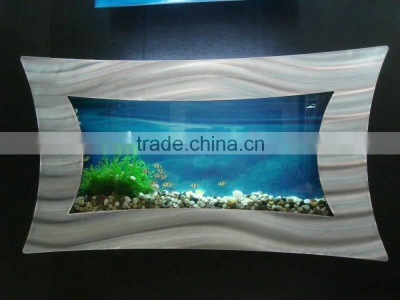 NEW ALUMINUM FRAME WALL HANGING AQUARIUM,WALL-MOUNTED AQUARIUM,WALL AQUARIUM FISH TANK