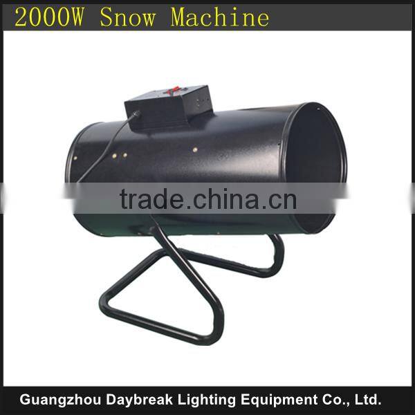 Stage special effect power snow machine for stage party show with roadcase ( flight case) big snow maker