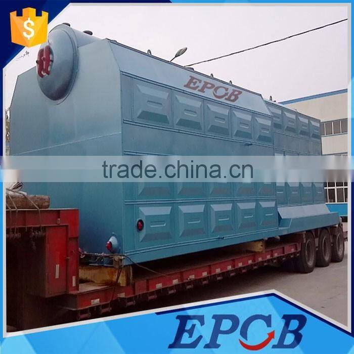 DZL Industrial Low Pressure Chain Grate Steam Output Straw Burning Boiler