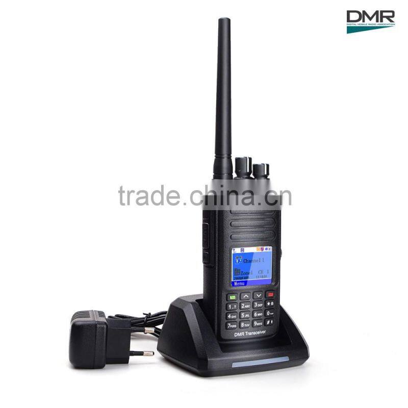 VITAI VDG-585 VHF136-174MHz UHF 400-480MHz 5W 1000CH GPS Function IP67 Waterproof DMR Digital Handheld Transceiver