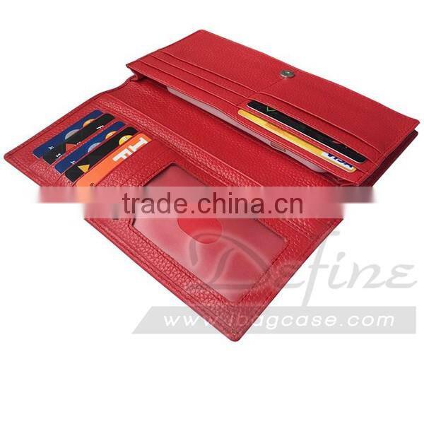 Credit Card Holder Promotion RFID blocking Genuine Leather Wallet