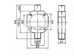 Low price pneumatic cylinder accessory series TC type