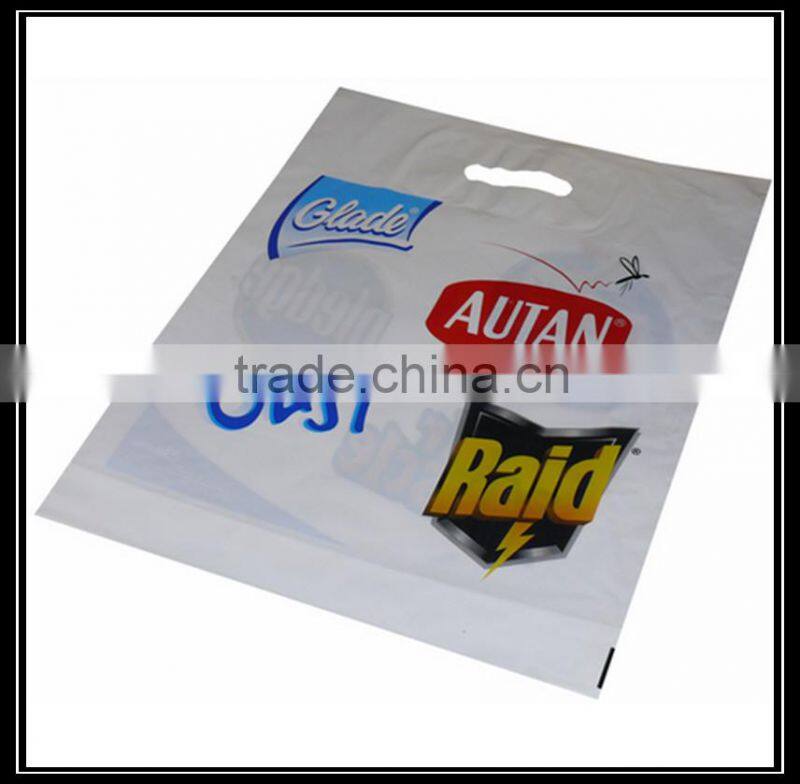 China Wholesale Die Cut Plastic HDPE Bag Accept Custom Order