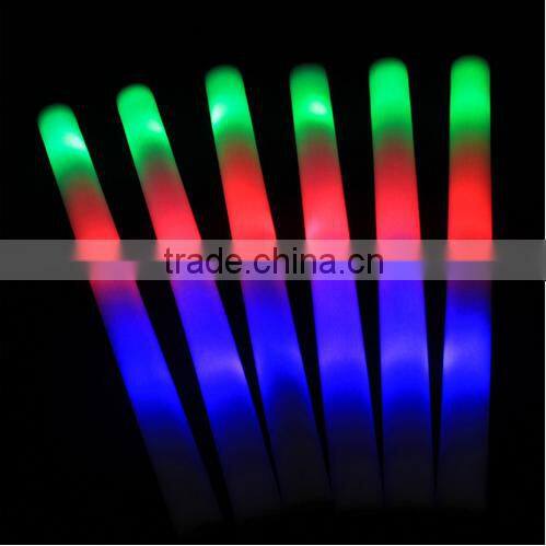 LED Foam Stick Colorful Flashing Batons Light-Up Sticks with Opp Bag Festival Party Decoration Concert Prop Bar