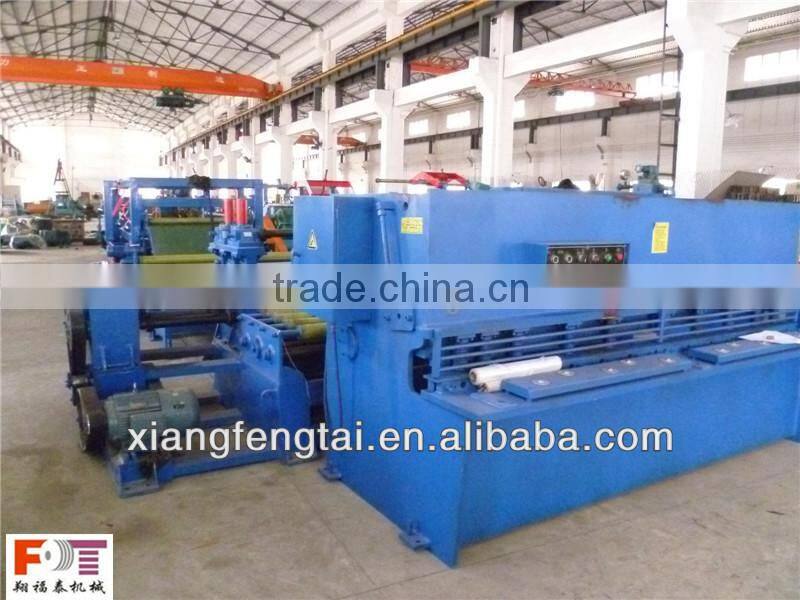 line for cross cutting cold rolled steel coil