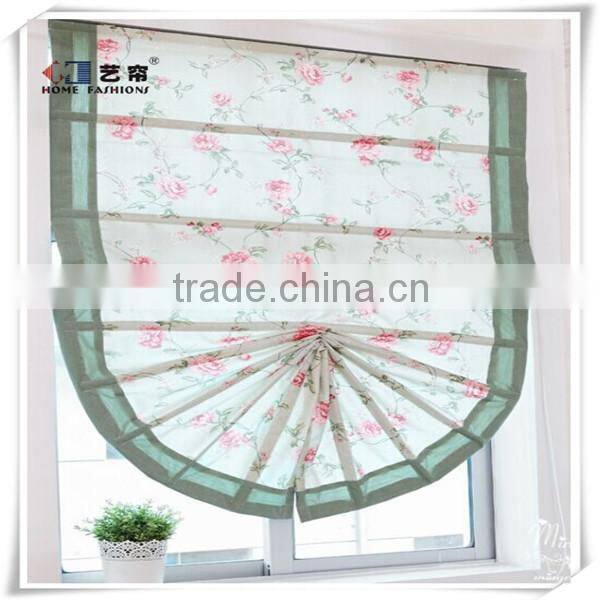 Yilian 2015 New Design Linen And Cotton Roman Blinds