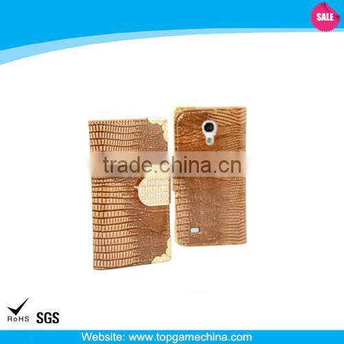 Glittering with Diamante Belt leather case for samsung galaxy S4 mini