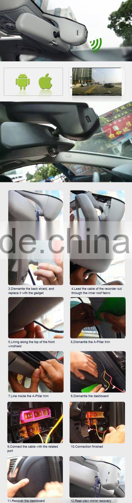 Car front view security camera inside car,1080p dash cam user manual