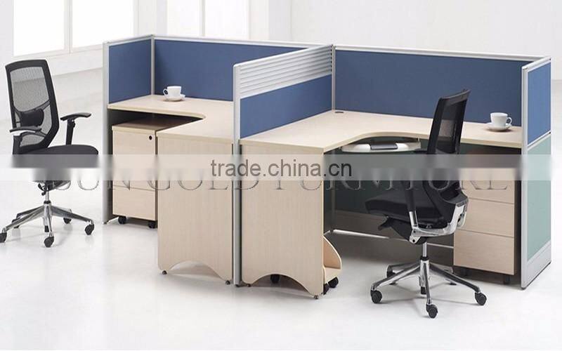 Classic High Quality Standard Size Wood Office Desk Divider Workstation(SZ-WS311)