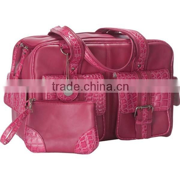 Leather Material and Soft Bag Type pink dslr Camera Bag for girl