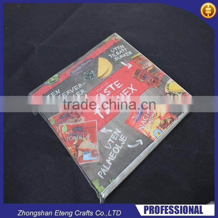 High definition printed paper napkin with custom made brand name