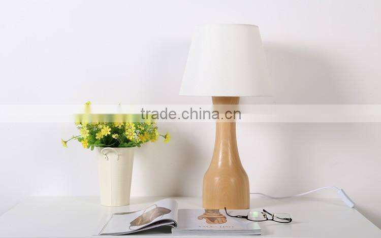 LED Wood table lamp LED Wood table Light JK-879-14 western contemporary wooden table lamp modern bedside lamp