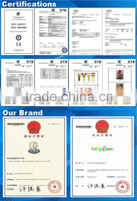 Babyfans baby products baby animal education toy with music soft plush lion baby rattle toys