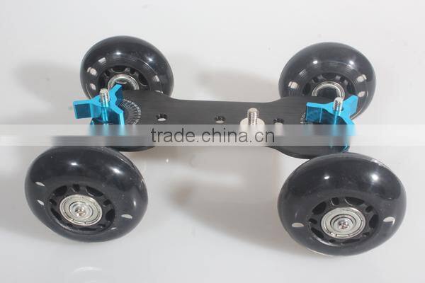 Table Top Dolly Mini Car Skater Track Slider Super Mute for DSLR Camera Camcorder Video