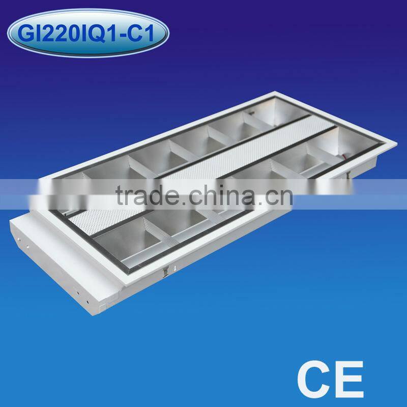 Embedded grill lamp tray, lamp panel, lamp, lamp house, grille fixture 4*18/20W