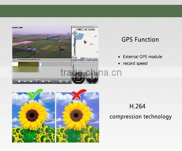 2013 GPS car DVR camera with G-sensor manufaturer