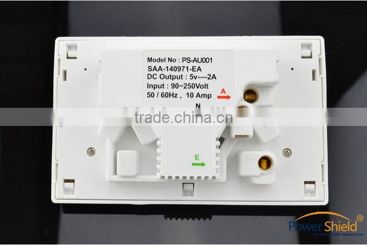 Hot sales Type I Australia/New Zealand Dual USB Wall Power Plugs 250V 10A with SAA