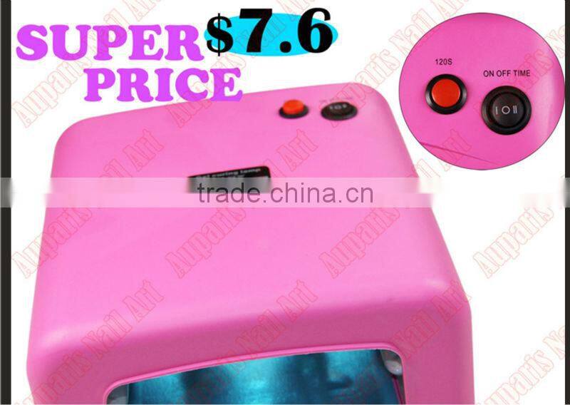 (CE&ROHS)High Quality New, Nail art nail polish glue dry uv lamp 120's,36w818