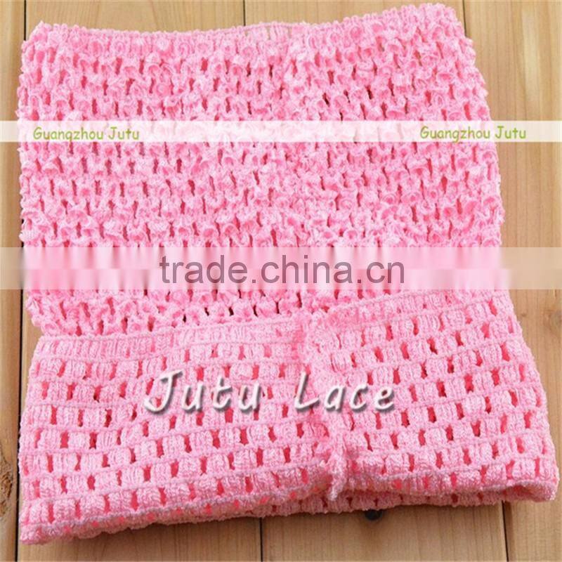 Fashion 15*15cm Crochet Elastic band -34colors Tutu Clothing Decoration Knitted Bands