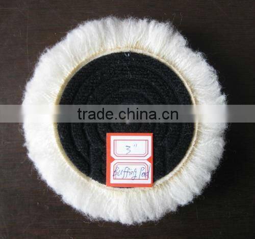 Car buffing and polishing wool pad