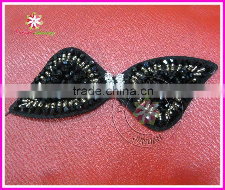 Garment crystal applique patch, crystal rhinestone applique, Crystal Embellishments Rhinestone Applique for Bridal Trimming