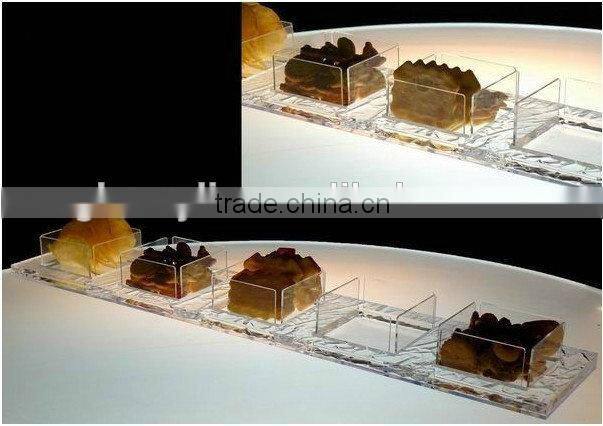 Cheaper price acrylic plastic cake box