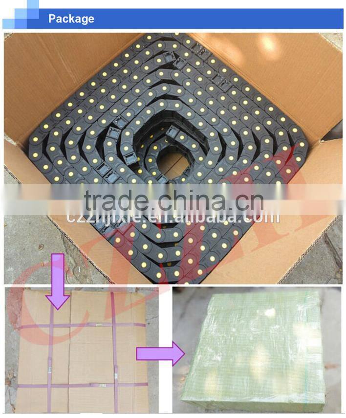 Open on both side fully enclosed Wire Carrier Drag chain