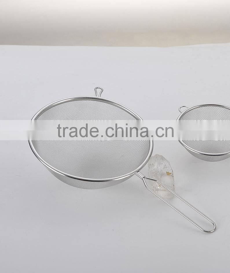 stainless steel mesh strainer industrial/ sieve colander