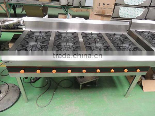 Hotel Restaurant Equipment Cooking Range With 6 Burners BN-6K
