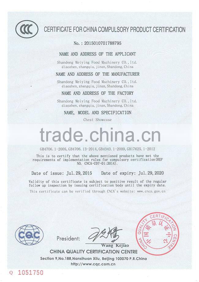 Hot sale display refrigerator showcase,cake showcase,cake display cabinet