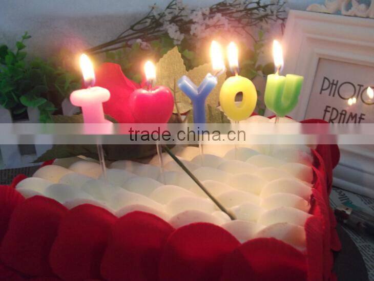 I Love You Wedding Candles