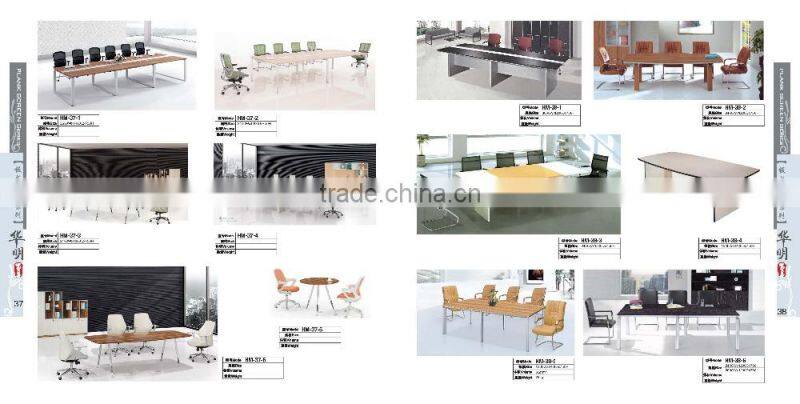 Best selling conference table specifications with white steel frame