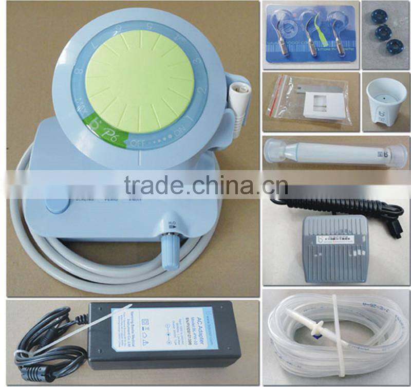 P6 Dental Ultrasonic Scaler with Plastic Detachable Handpiece and CE ultrasonic scaler
