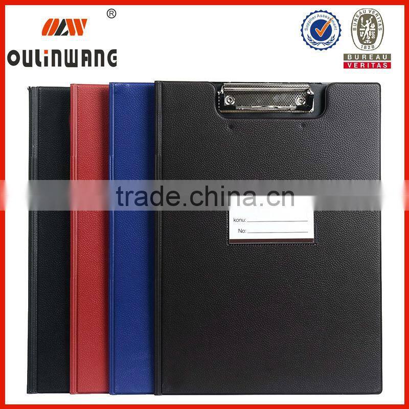 A4 hardcover clear file folder document holder