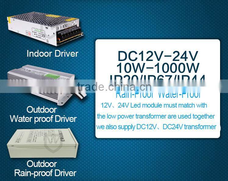 Super brightness led injection module with outdoor waterproof LED 6 Chips SMD 2835 led module AC220V for light box