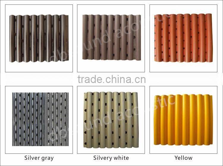Wooden semi-circle sound absorbing panel