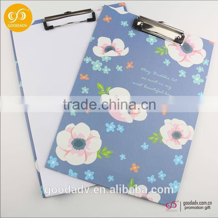 china supplier Wholesale A4 writing board clip file folder