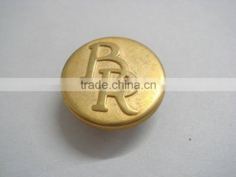 15mm metal gold buttons for fur coat