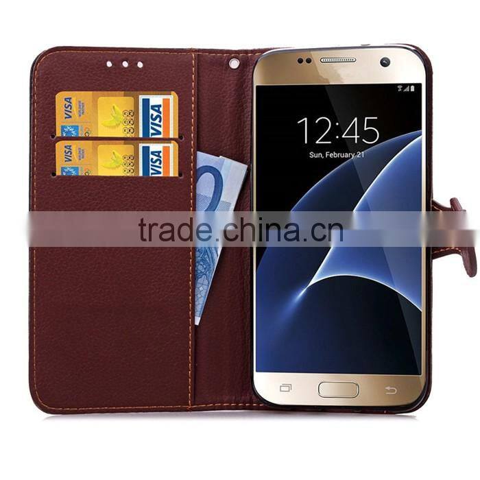 Leave Wallet Case for Samsung Galaxy S7 Edge Leather High Quality