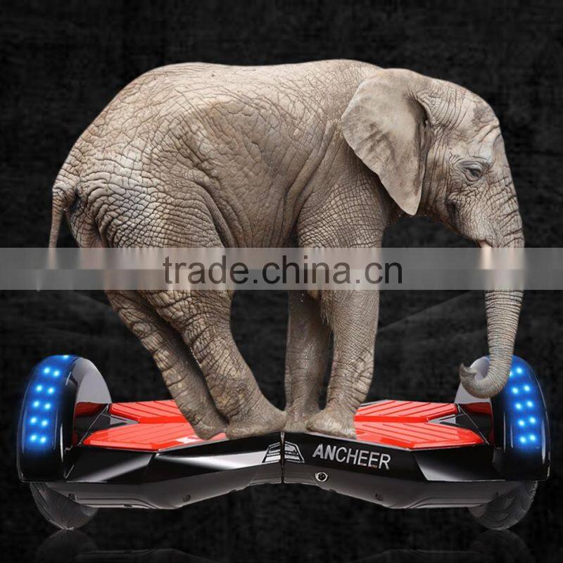 2016 hot 8 inch bluetooth 2 wheel scooter self balancing scooter with LG battery Ancheer US plug AM002555