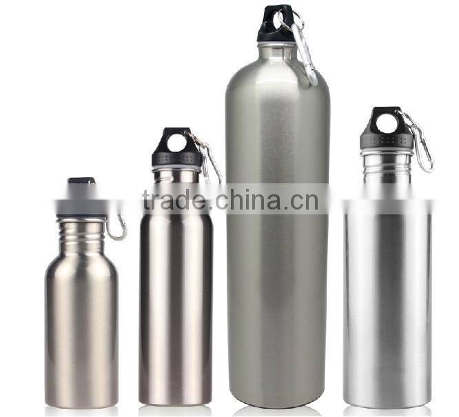 Outdoor 500ml 750ml 1000ml portable stainless steel sport bottle