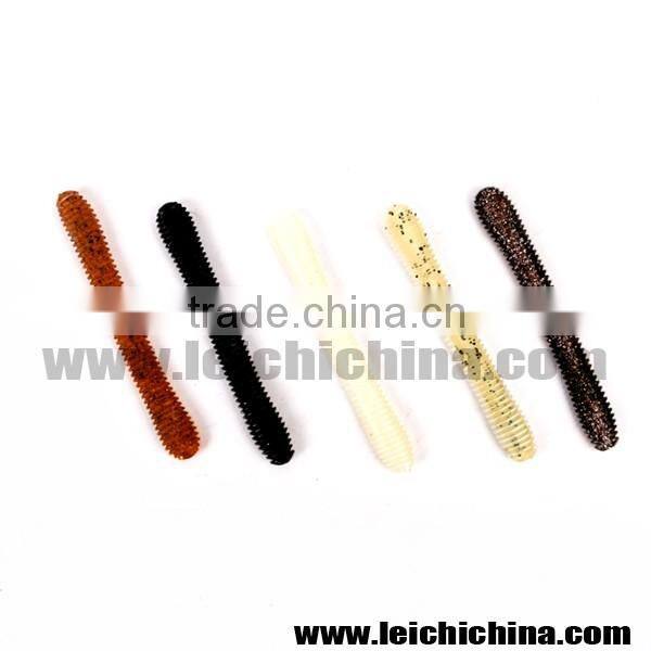 In stock wholesale worm fishing jig lure