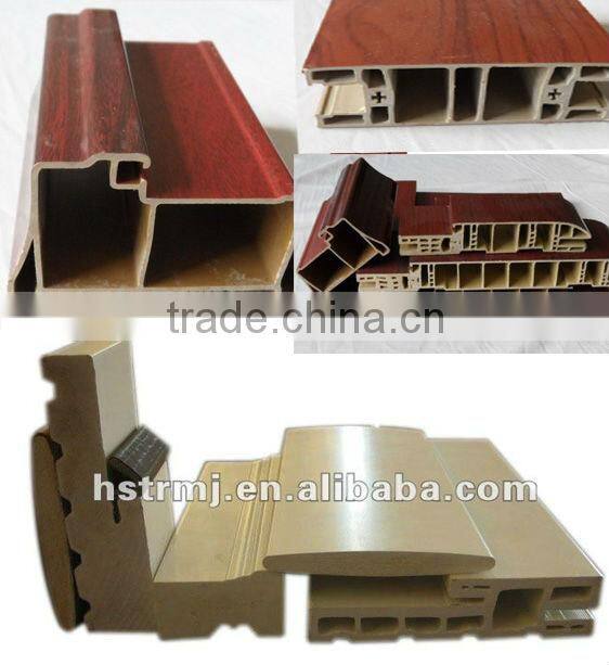 wpc decorative plastic wooden coextrusion door frame mould