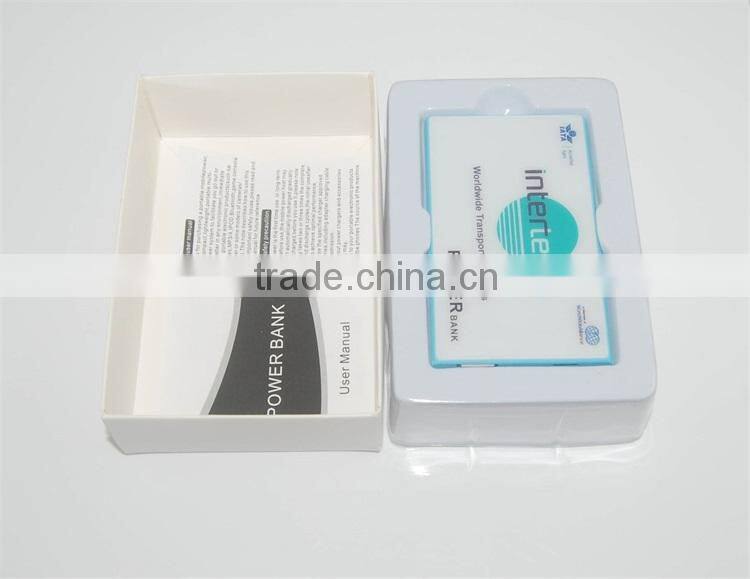 CE ROHS Certificated Super Slim Credit Card Mobile Power Bank 2200mAh