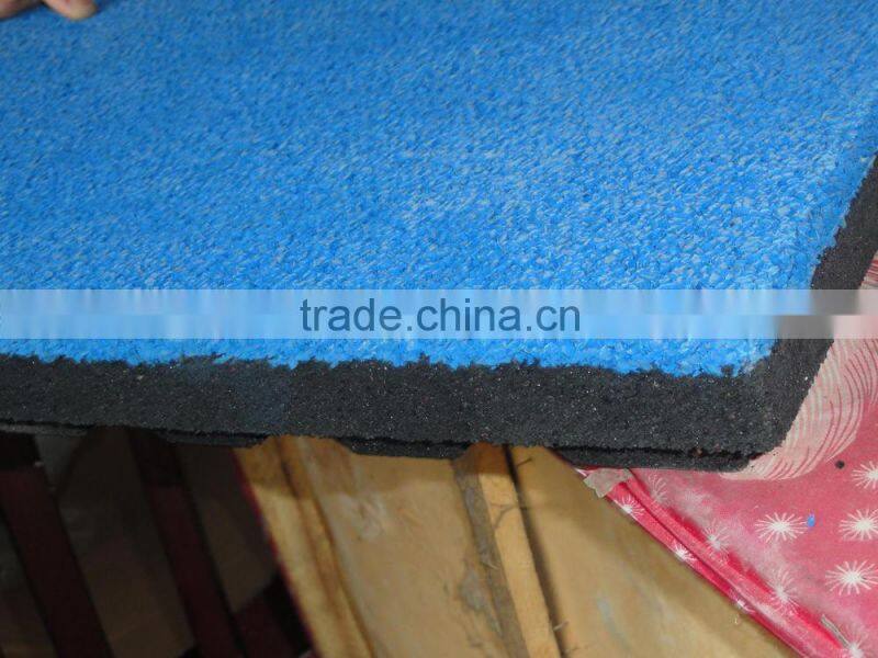 Rubber Tile making machine recyling tile roduction line with ce mark