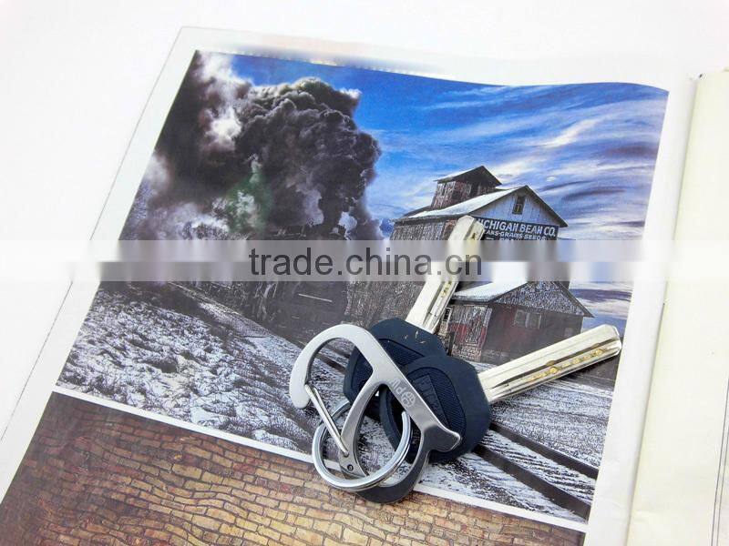 2015 footprint design metal keychain & promotional gift